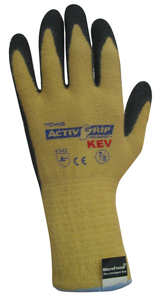 Towa Activ Grip Advance Guanto Da Lavoro Taglia 10, In Nylon Con Rivestimento Nitrile Antiscivolo, Resistente All'olio