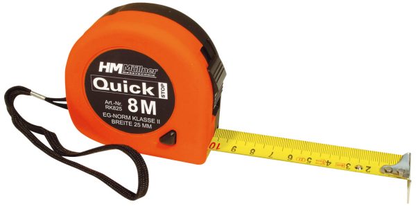 Rollmeter QUICKSTOPP 8 m