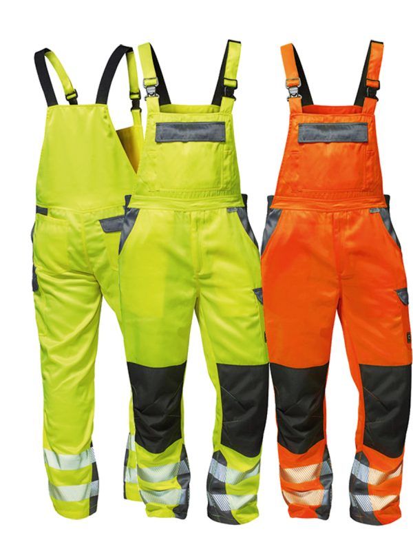 Warnschutz Latzhose HI-VIZ