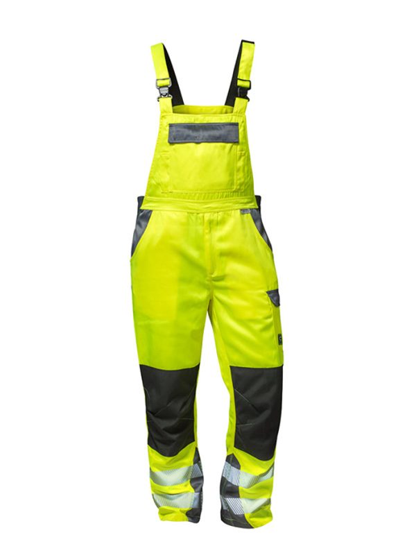 Warnschutz Latzhose HI-VIZ