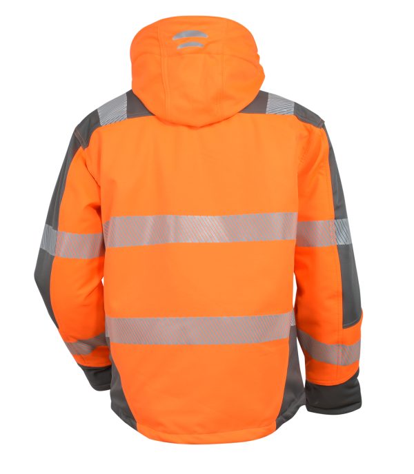 Warnschutz  Winter Softshell-Jacke  HI-VIZ