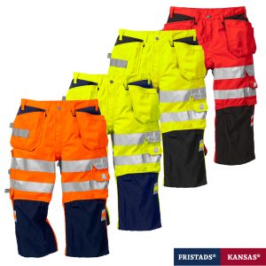 Fristads Kansas Hi-Vis 3/4 Funktionsbundhose 2027 PLU