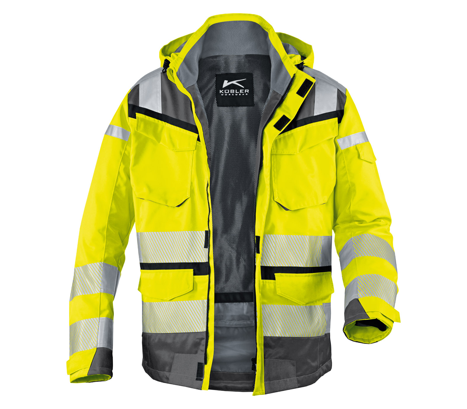 Kübler® REFLECTIQ Wetterjacke 1307 EN ISO 20471 – Bannenberg Arbeitsschutz  GmbH AT