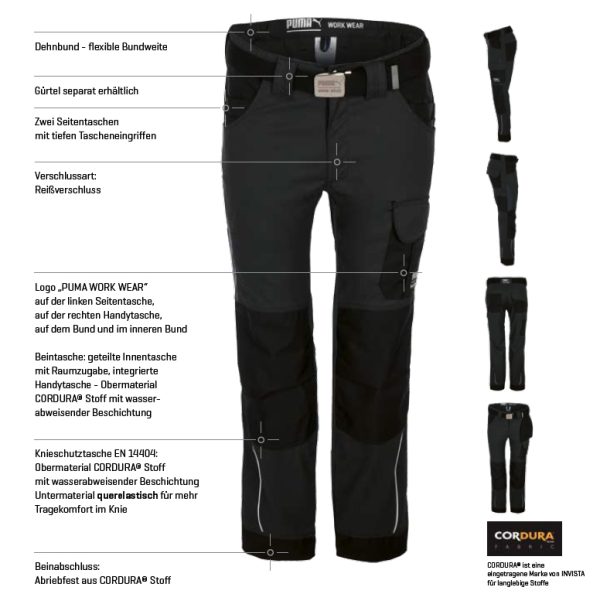 PUMA workwear Bundhose Handwerk