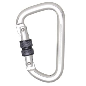 Aluminiumkarabiner mit Schraubverschluss
