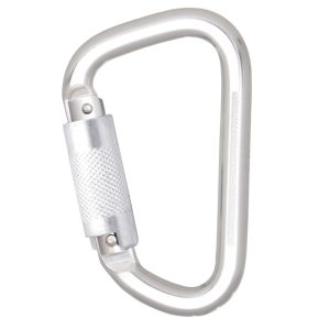Aluminiumkarabiner mit Automatikverschluss Vierteldrehung
