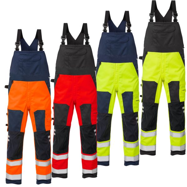 Fristads® High Vis Latzhose Kl. 2 1015 PLU