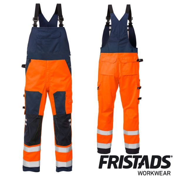 Fristads® High Vis Latzhose Kl. 2 1015 PLU