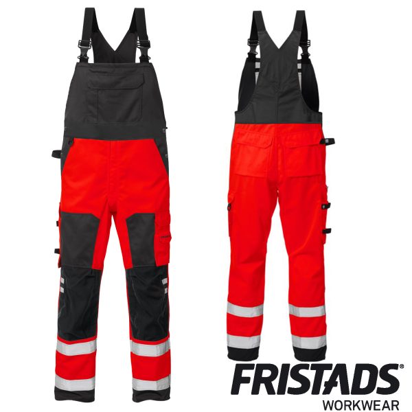 Fristads® High Vis Latzhose Kl. 2 1015 PLU
