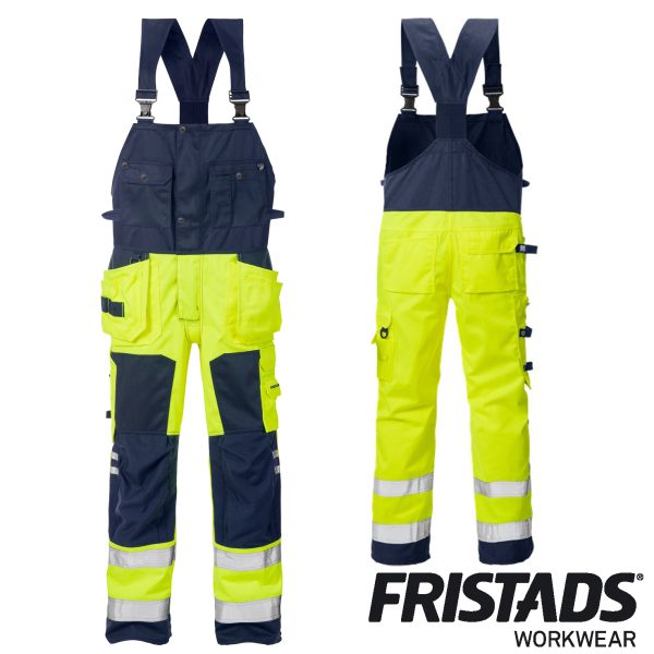 Fristads® High Vis Handwerkerlatzhose Kl. 2 1014 PLU