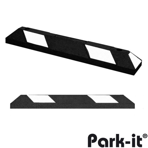 Park-it® Radstopp schwarz/weiß LxBxH 900 x 150 X 100 mm