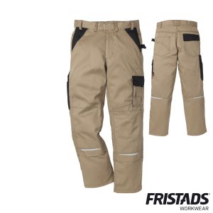 Fristads Icon Two Hose 2019 LUXE khaki/schwarz | Industrie-Arbeitshose *RP*
