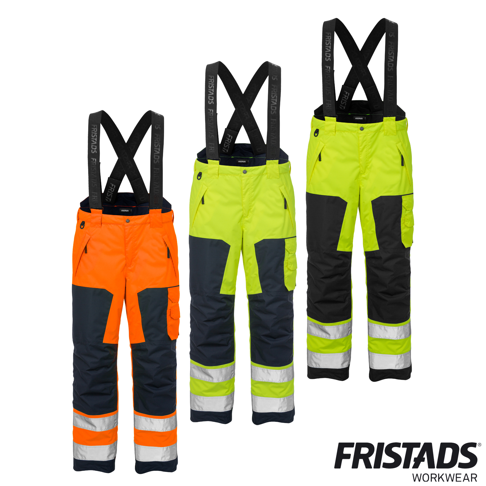 Fristads High Vis Airtech® Winterhose 2035 GTT | Kl. 2 | EN 20471 | Wind- & wasserdicht