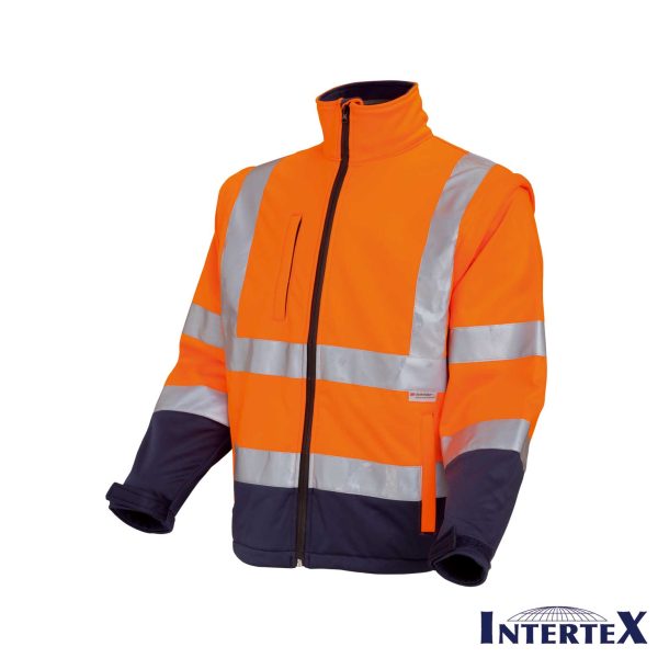 Hi-viz Softshell-Jacke 120 - Wind- und wasserabweisende Warnschutzjacke – Bild 2