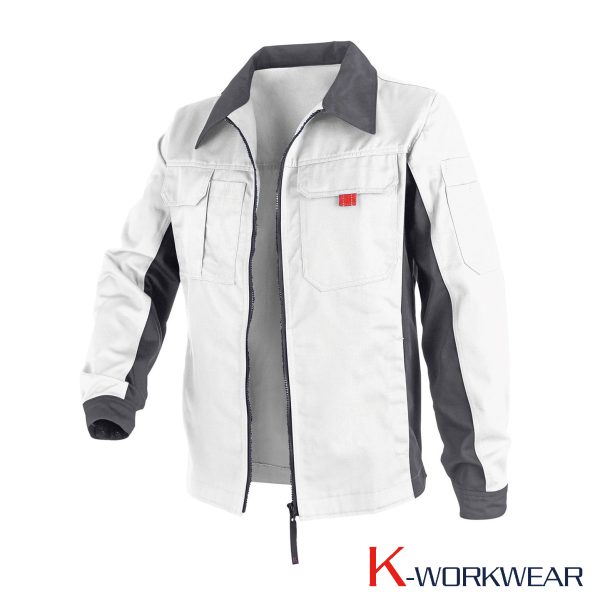 Jacke 1734 INNO weiß/anthrazit Gr. 50