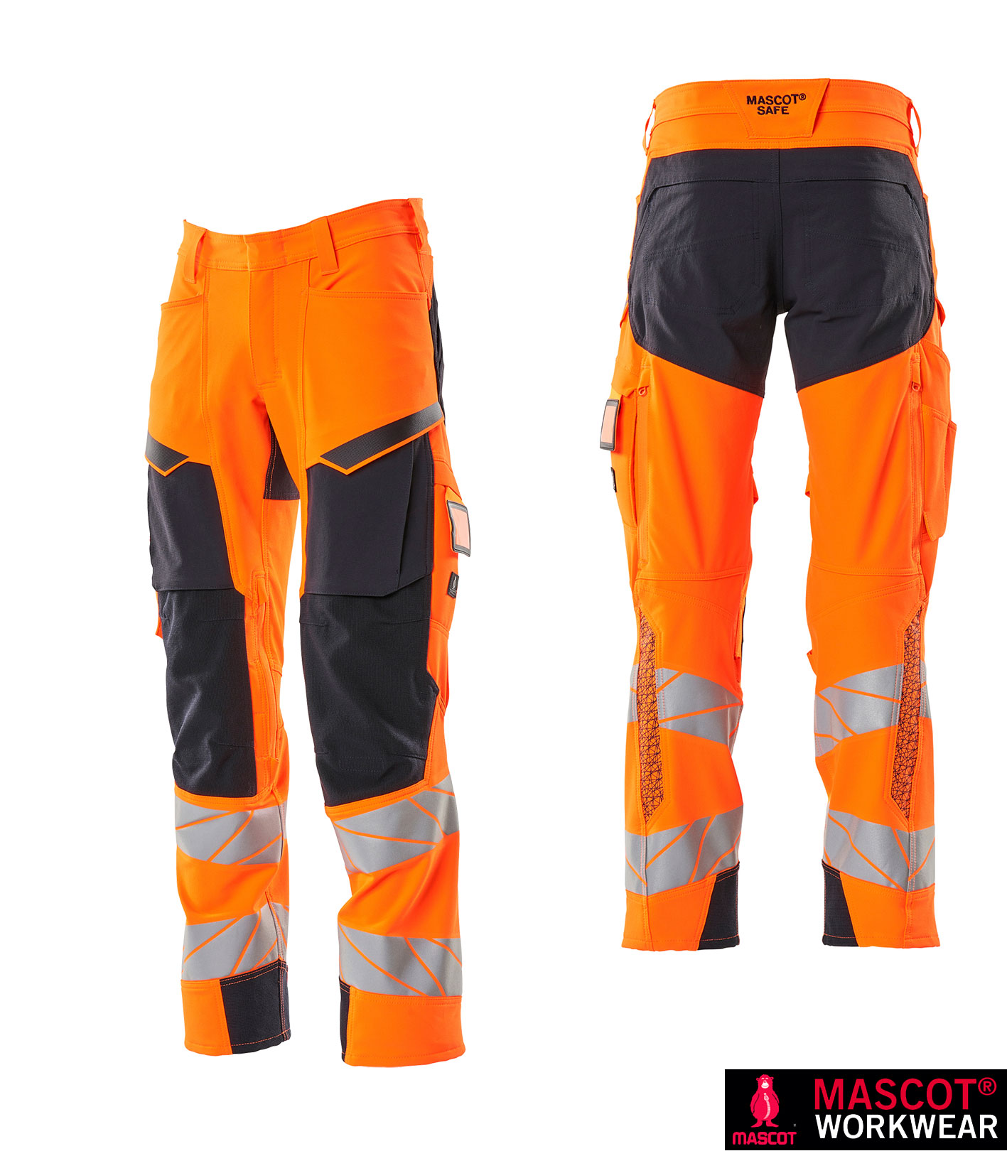 MASCOT® ACCELERATE SAFE Bundhose 19079 - Stretch – Bild 7