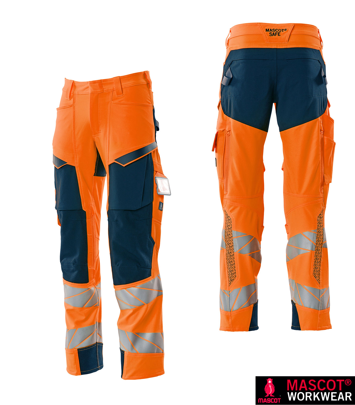 MASCOT® ACCELERATE SAFE Bundhose 19079 - Stretch – Bild 9