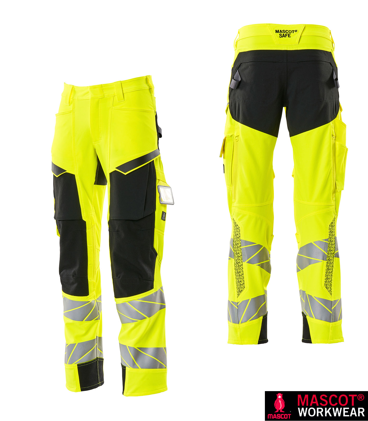 MASCOT® ACCELERATE SAFE Bundhose 19079 - Stretch – Bild 3