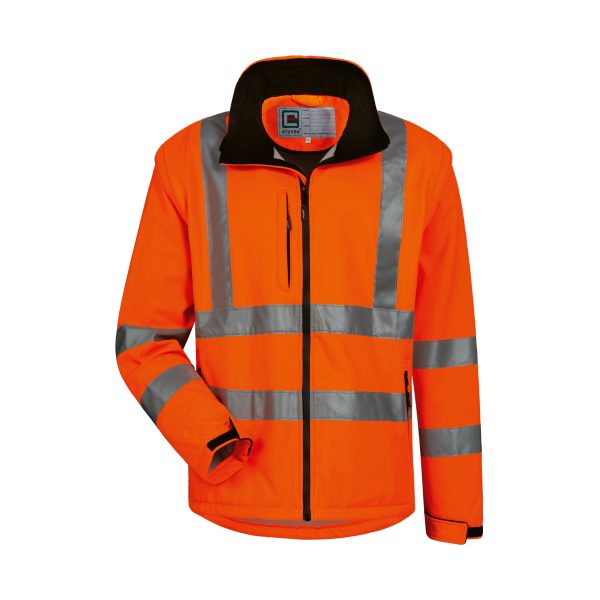 Warnschutz Softshell Jacke/Weste EN20471 – Bild 3