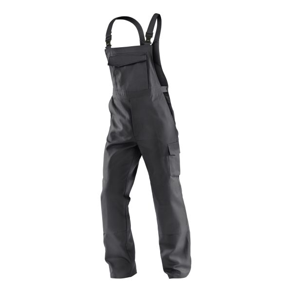 Kübler IDENTIQ cotton Latzhose  anthrazit/schwarz Gr. 46 *RP*