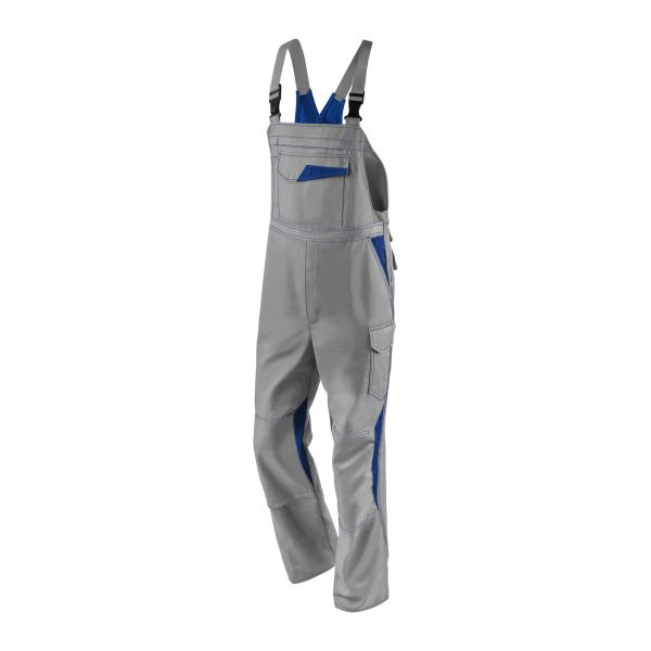 Kübler® IMAGE New Design Latzhose 3347 mittelgrau/kornblau *RP*