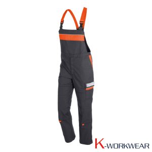 Kübler Multischutz Latzhose 3357 anthr./orange Gr. 50 *RP*