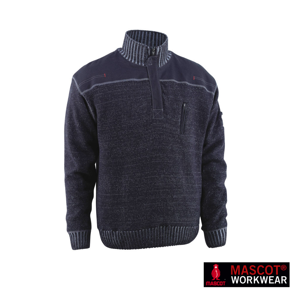 MASCOT® NAXOS Strickpullover | Kurzer Reißverschluss – Bild 4