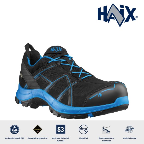 HAIX Sicherheitsschuh Black Eagle Safety 40 Low black/blue