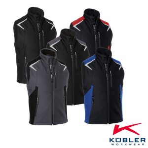 Kübler Softshell-Weste BODYFORCE 7125 – robuste Arbeitsweste