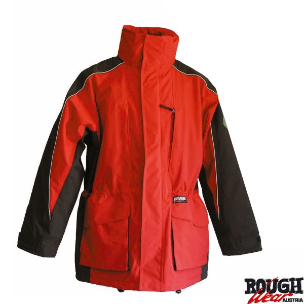 Rough Wear Allroundjacke ALASKA I rot | schwarz