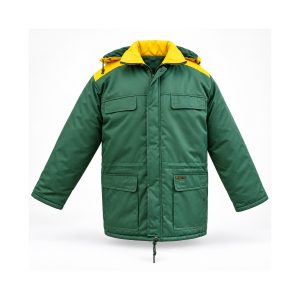 Peter's Winterparka ESKIMO grün/gelb | Warm & robust