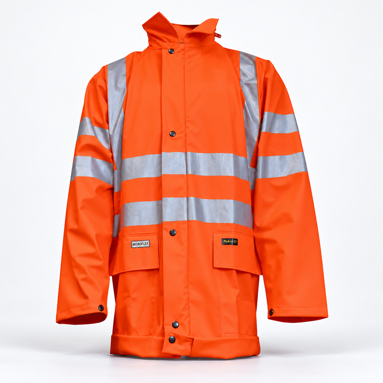 Microflex Warnschutz Regenjacke EN 20471 | wasserdicht & atmungsaktiv