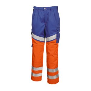 TRANEMO® Warnschutz-Bundhose HiVis 4721 orange/blau *RP*