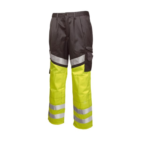 TRANEMO® Warnschutz-Bundhose HiVis 4721 gelb/grau *RP*