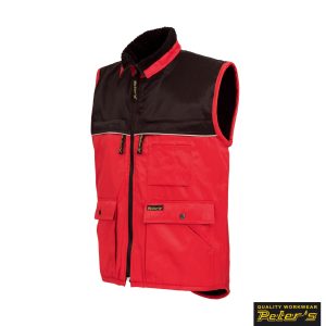 Peter´s Winterweste W10 rot/schwarz