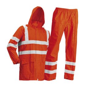 Regenset EN ISO 20471 Regenjacke und Hose