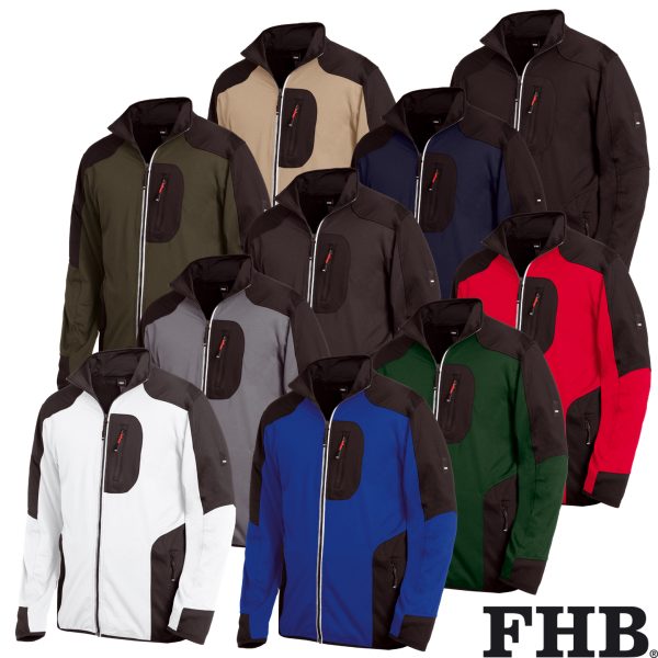 FHB Jersey-Fleece-Jacke RALF 784611