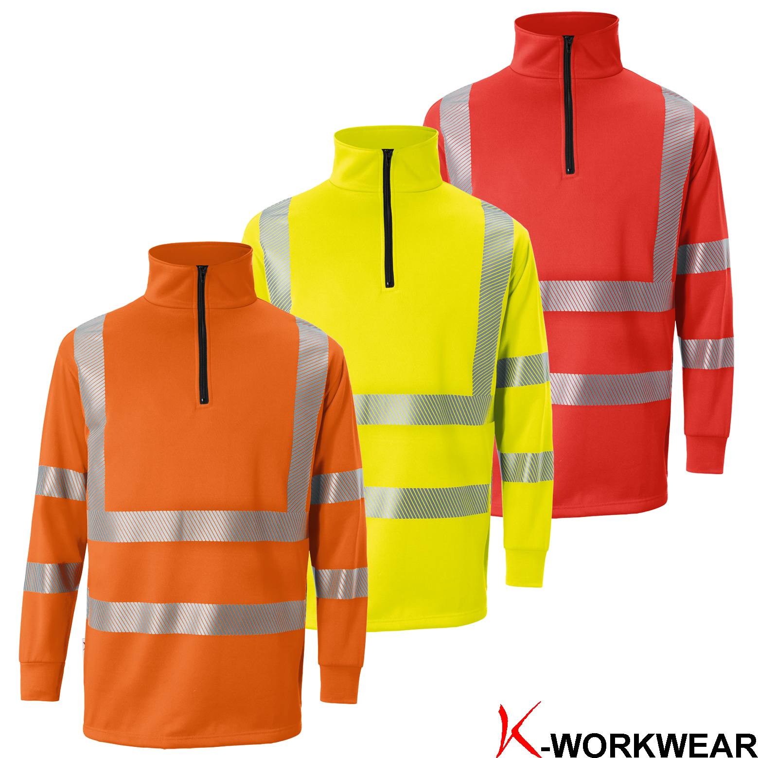 Kübler® REFLECTIQ Zip-Sweater PSA 2 – Bannenberg Arbeitsschutz GmbH AT