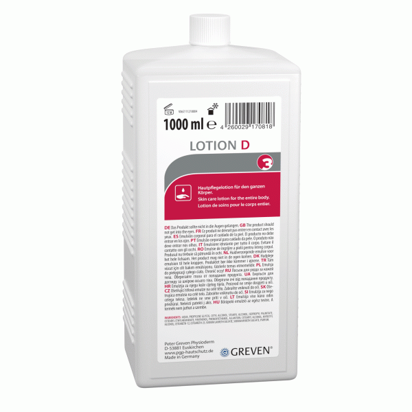 Hautpflegelotion GREVEN® LOTION D 1.000 ml Flasche