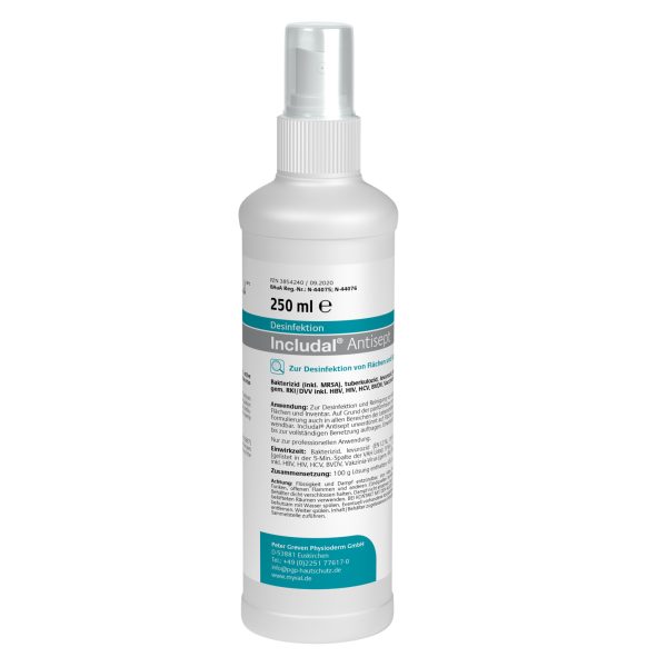 Flächendesinfektion INCLUDAL® ANTISEPT 250 ml Sprühflasche
