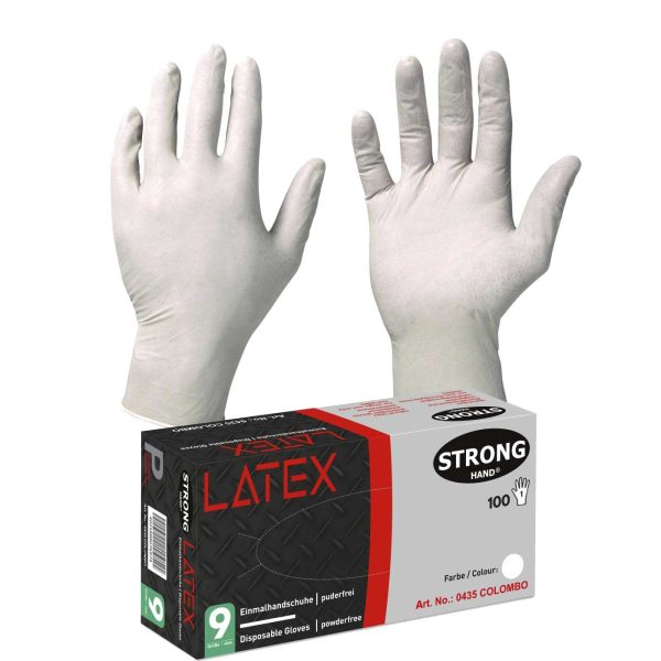 Latex-Einweghandschuhe puderfrei