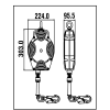 HELIXON Stahldrahtseil, Höhensicherungsgerät 20 m – Bild 2