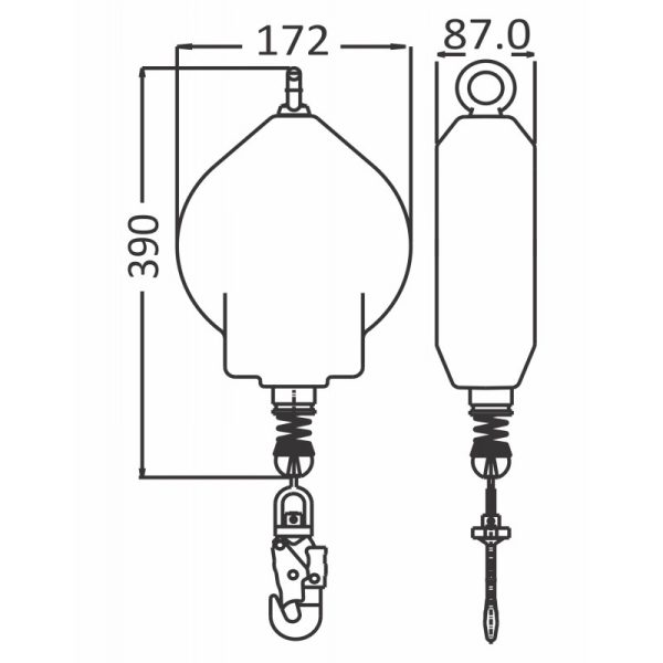 Lastsicherungsgerät (max. 250 kg) 10 Meter – Bild 2