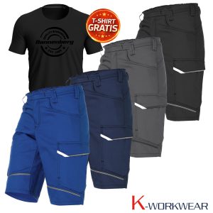 Kübler ICONIQ Shorts 2440 – ergonomische & moderne Arbeitsshorts + T-Shirt