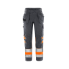 Fristads High VIS Green Handwerkerhose Kl. 1 2640 GPLU – Bild 5