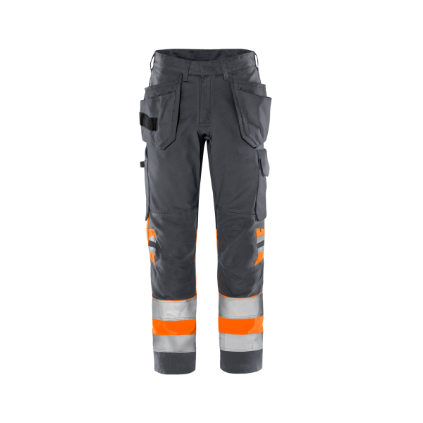 Fristads High VIS Green Handwerkerhose Kl. 1 2640 GPLU – Bild 5