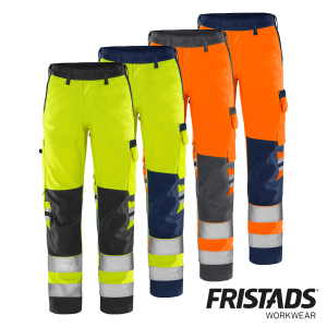 Fristads® High Vis Green Hose Kl. 2 2651 GPLU