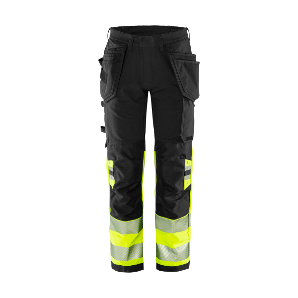 Fristads High Vis Green Handwerker Stretchhose Kl. 1 2643 GSTP – Bild 2