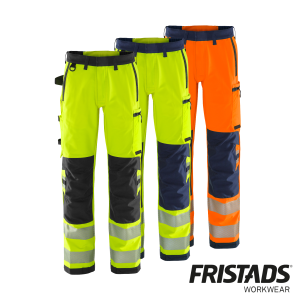 Fristads High Vis Green Stretchhose Kl. 2 2645 GSTP