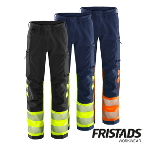 Fristads High Vis Green Stretchhose Kl. 1 2647 GSTP